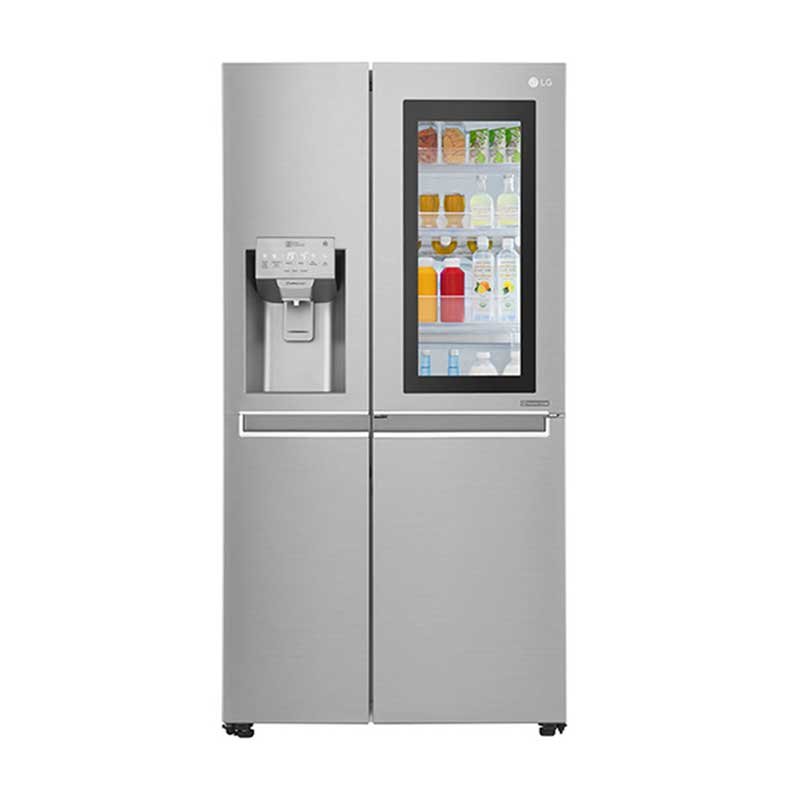 LG GC-X247CSAV 668(L) InstaView Door-in-Door Side-by-Side Smart Refrigerator w/ Inverter Linear Compressor